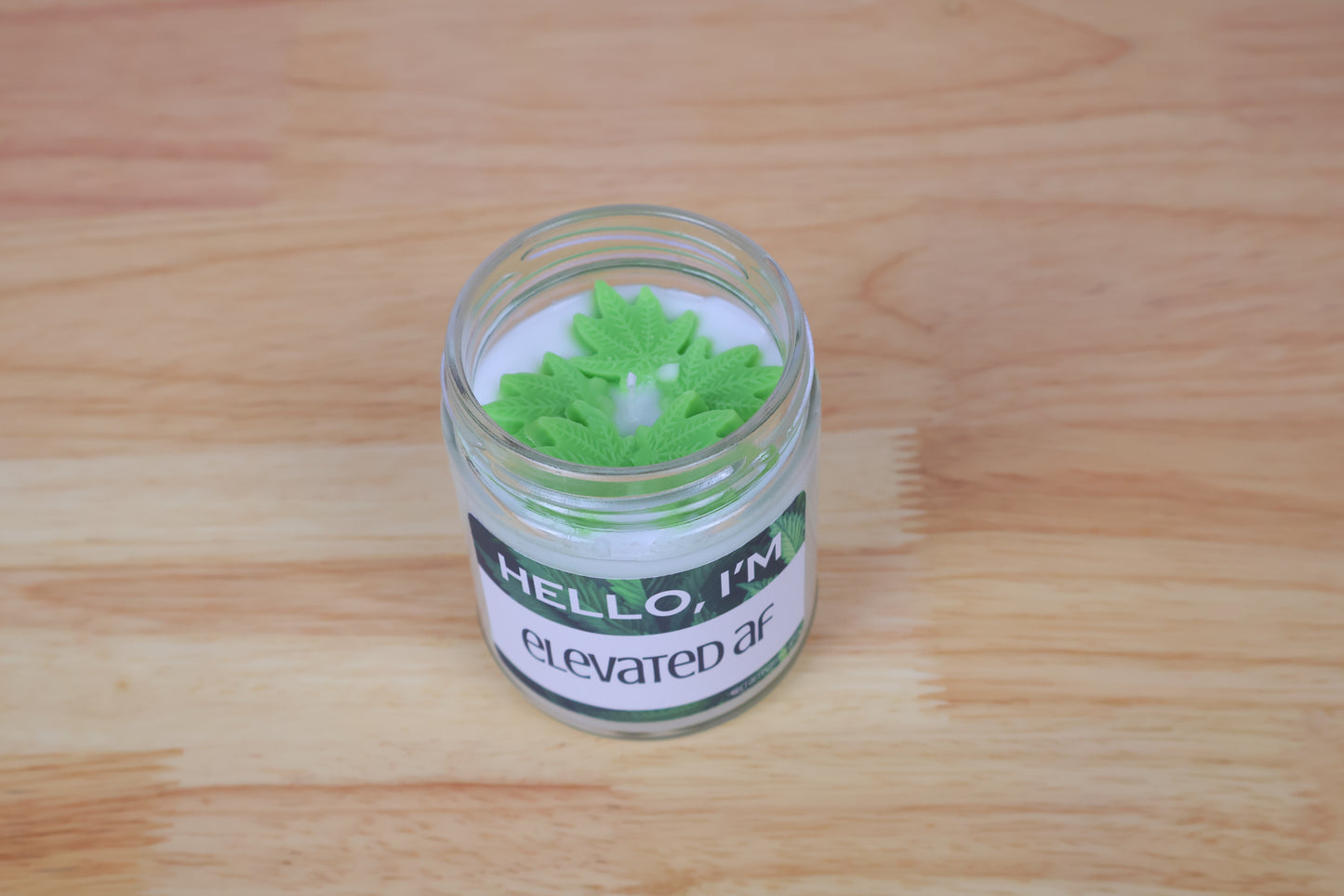 "Hello, I'm Elevated AF" Candle