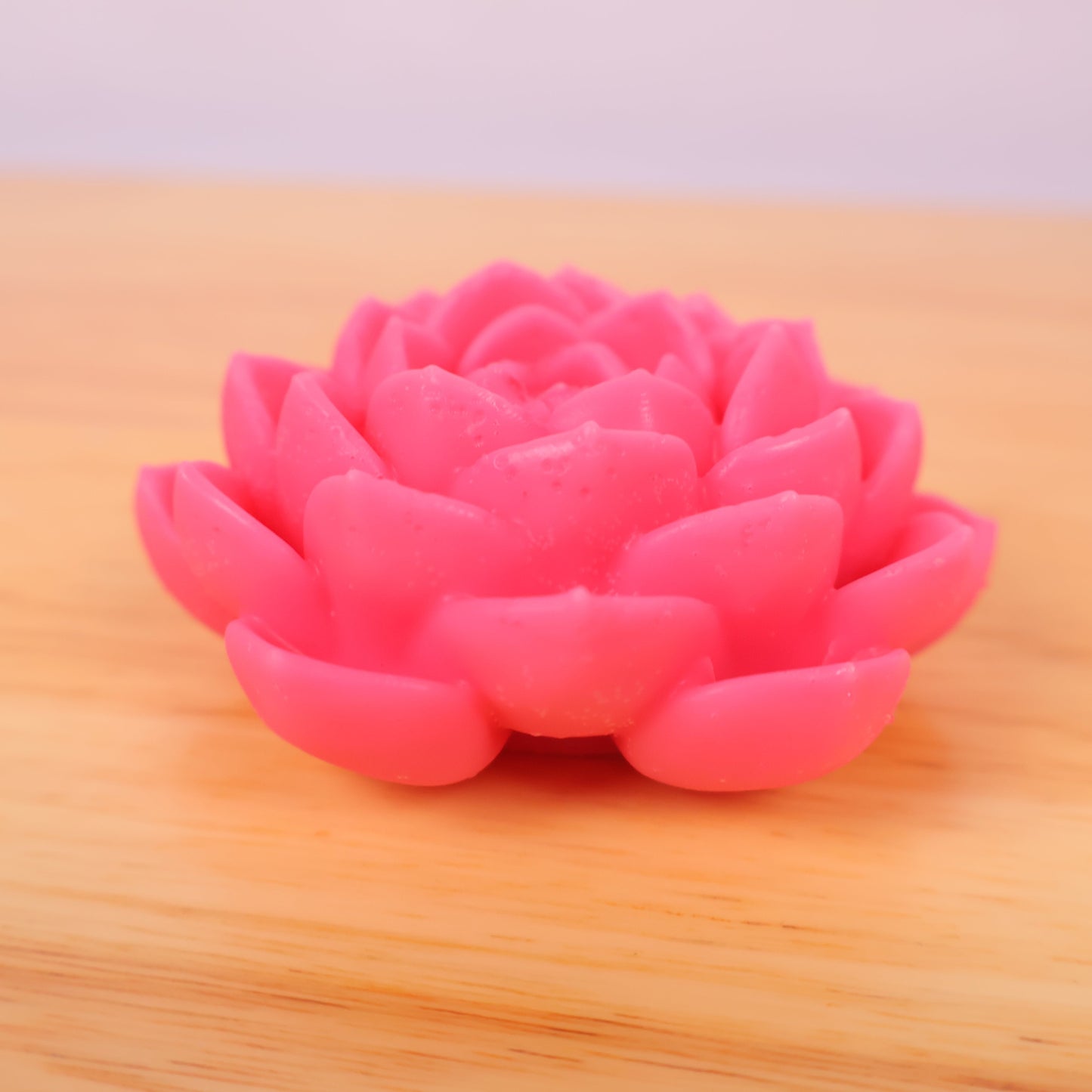 Pink Lotus Flower Candle